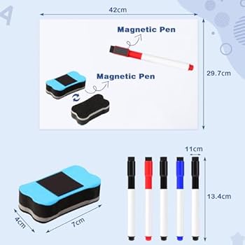 The Magnet Shop Whiteboard-planner, koelkastmagneet, magnetische