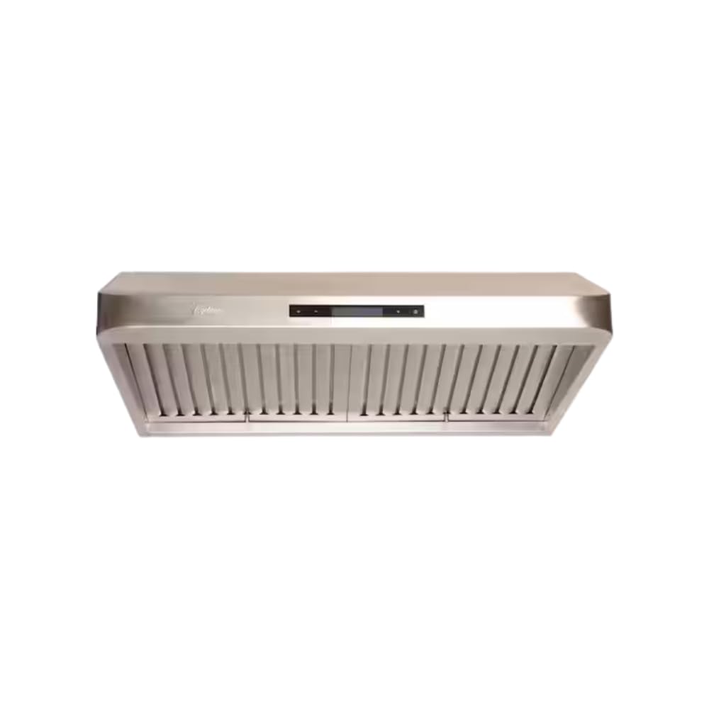 Photo 1 of Cyclone PRO Collection 30 in. 680CFM Rectangle Opening Under Cabinet Range Hood with Light in Stainless Steel NA830R30