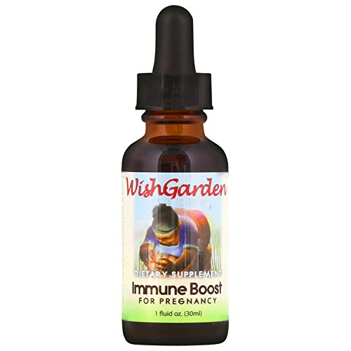 Image of WishGarden Herbs - Immune Boost for Pregnancy, Organic Herbal Immune Boost, Supports Optimal Immune Function and Healthy Lymphatic Movement (1 Ounce Dropper)