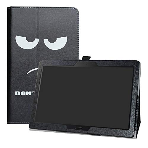 LFDZ Lenovo Tab M10 Hoesje,Oppervlak met behulp van hoge kwaliteit synthetisch leer Hoes Voor 10.1" Lenovo Tab P10 (TB-X705F) / M10 (TB-X605F) Tablet,Raak niet aan