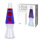 GIFTMARKET – Lampe à lave Bullet rouge et violet. Lampe d’ambiance apaisante, décoration rétro 31 x 9 cm, lumière originale pour adolescents, cadeau unique et amusant à offrir.