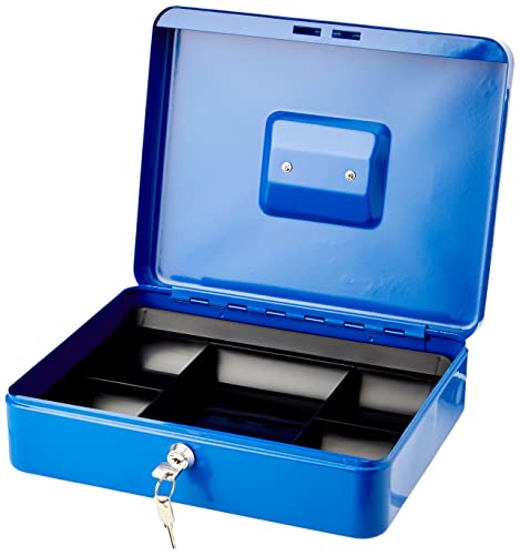 Burg-Wächter CB04BL Money 5030 Geldkassette, 30,5 cm, blau, 300 x 90 x 240mm