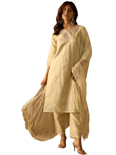 Kurta doré Varanga femme taille M : fini le teint terne