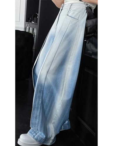 Y2K Baggy Jeans Hip Hop Skater Jeans Vintage Skateboard Pants Loose Fit Denim Jean4