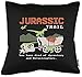 TShirt-People Jurassic Trail - Cojín con Relleno (40 x 40 cm)