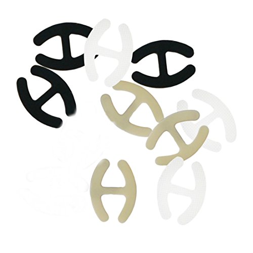 AKOAK 9 Piece H-Shaped Bra Strap Clips Conceal Straps Cleavage Control Keep Straps from Slipping 