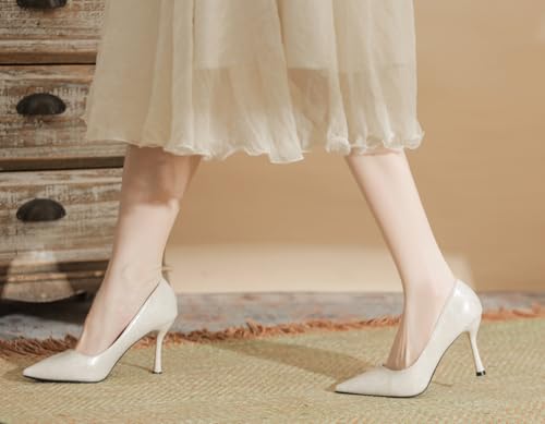 YooPrettyz Women's Pointed Toe Work Office Shoes Evening Party Dress Pumps Business Shoes Stiletto High Heels4