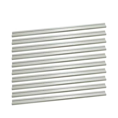 LLMWFA Lot de 10 lames réversibles en acier rapide, rabot à double tranchant 82 mm for D-46246 D-16966 DW677 DW678K DW680 KW713