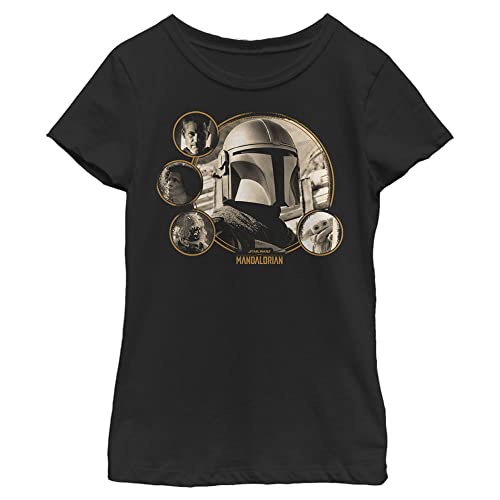 T-shirt Star Wars Mandalorian noir M, le cadeau parfait pour filles fans de Mando