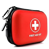 TPOUIDD Botiquín de Primeros Auxilios Portátil, Kit Primeros Auxilios Compacto E Impermeable de 104 Piezas, Seguro y...