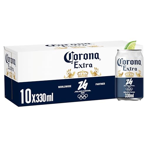 Corona Extra Beer, 10 x 330ml Cans