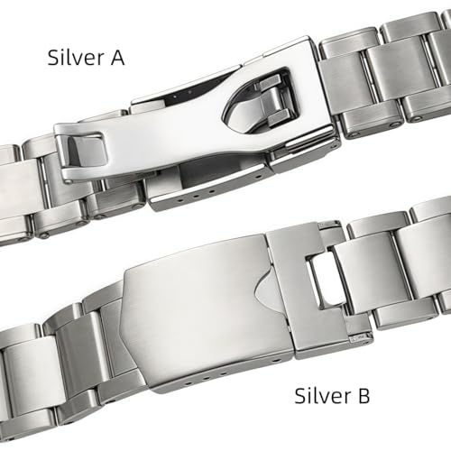 Bracelet montre 22mm acier inoxydable courbe résistant aux rayures - 6