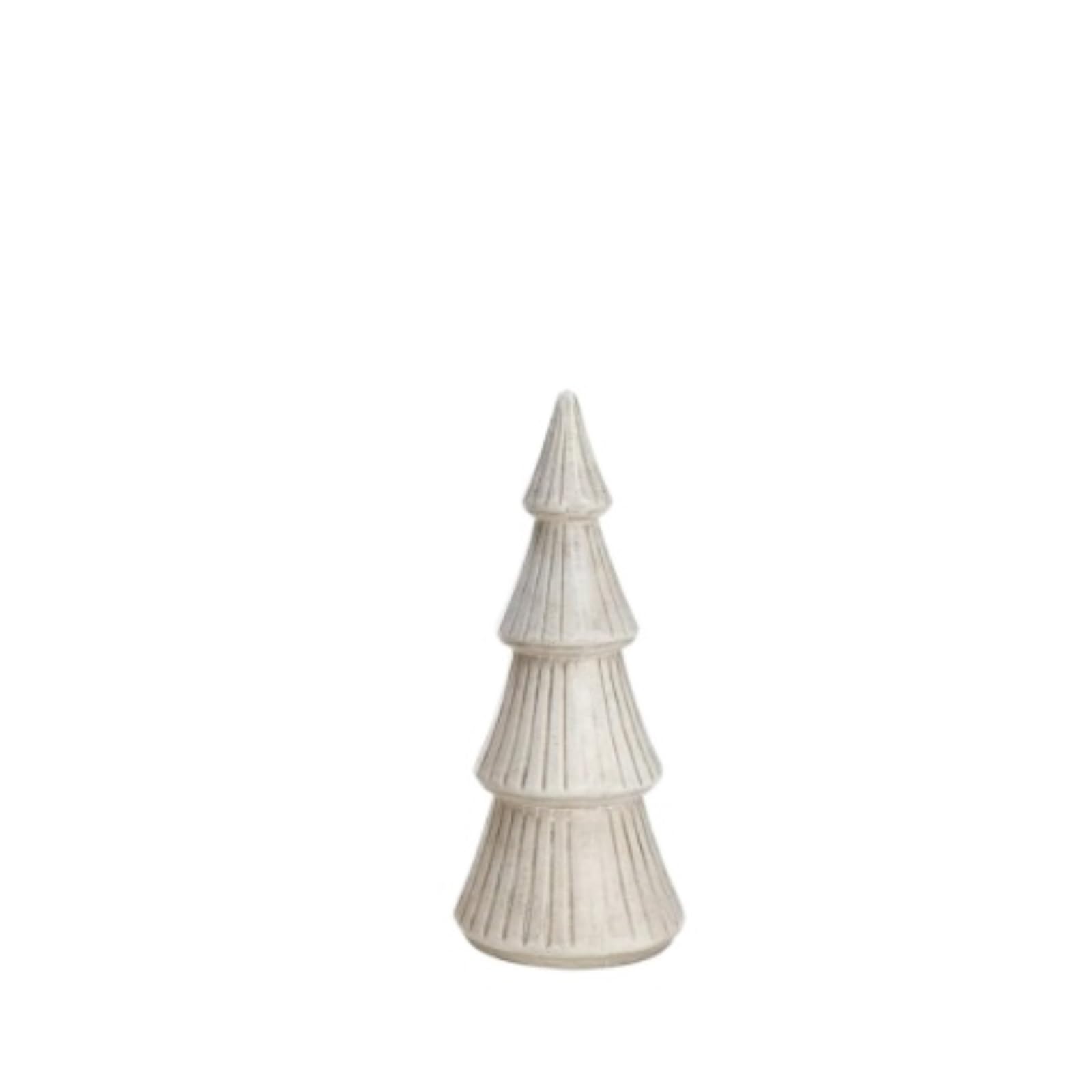 Choinka Sztuczna Drewniana Choinka, Statua Drzewa Na Blacie Drewniana Ozdoba Na Środek Biurka Home Decor Dekoracja Bożonarodzeniowa(White,20cm)