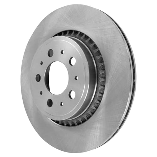 Image of Detroit Axle - Rear Brake Rotors for 2003-2014 Volvo XC90 Disc Brake Rotors 2004 2005 2006 2007 2008 2009 2010 2011 2012 2013 Replacement [12.13 inch inch Rotors]