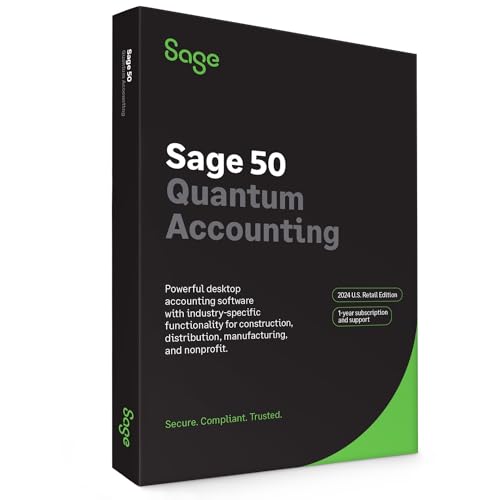 Sage 50 Quantum Accounting 2024 U.S. 1-User 1-Year Subscription thumb #2