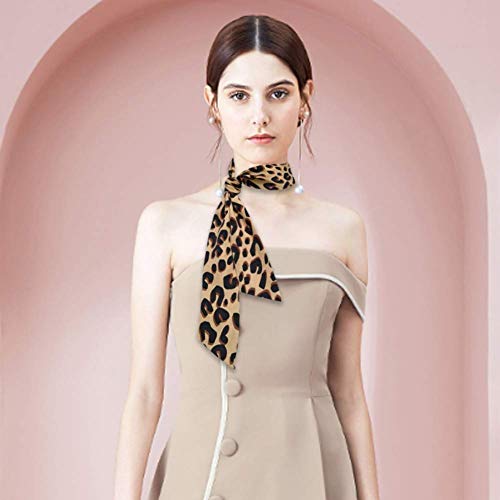 GERINLY Festival Neck Tie Chic Skinny Scarf Hairband Stylish Purse Scarfs Holiday Accessory2