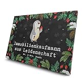 Mr. & Mrs. Panda Tee Adventskalender Immobilienkaufmann Leidenschaft - Geschenk, Ausbildung, Spruch, Immobilienmakler, mit, Immobilienhändler