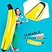 4 Pcs 71 Inch Gaint Inflatable Bananas Props Jumbo Blow Up Banana Large Banana Balloons Huge Bananas Float Bachelorette Party Game for Bridal Shower Engagement Summer Water Fun Pool Toys