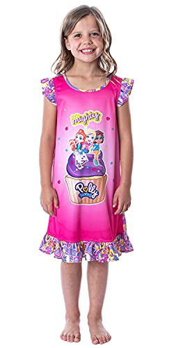 Polly Pocket Toys Girls' Tiny Is Mighty Kids Pajama Nightgown Sleep Shirt