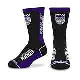 For Bare Feet NBA SACRAMENTO KINGS MVP Crew Sock Team Color YOUTH