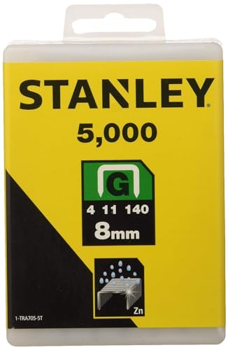 Stanley HAMMER TACKER et 5000 agrafes 8mm pour fixer sans fatigue - 4