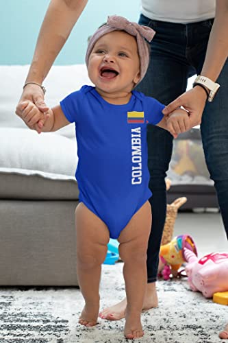 World Cup Colombia Blue Soft Infant Bodysuit - 0-3 Months3