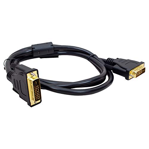 S-Link SLX-515 DVI Cable 1.5 m DVI-D Black – DVI Cables (1.5 m, DVI-D, DVI-D, Black, Male Connector/Male Connector)