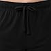 IZOD mens Jersey Knit Sleep Pant Pajama Bottom, Black, Large US