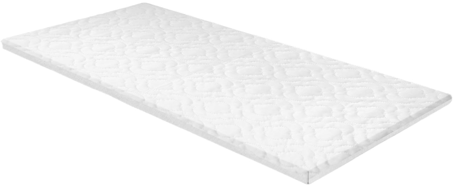 iSTYLE MODE BETTER HOME CHOICE Breathable Baby Toddler Travel Cot Bed Mattress - Extra Thick Super Soft Anti Allergy Waterproof With Removable Quilted Washable Cover (82 x 50 x 5 cm)