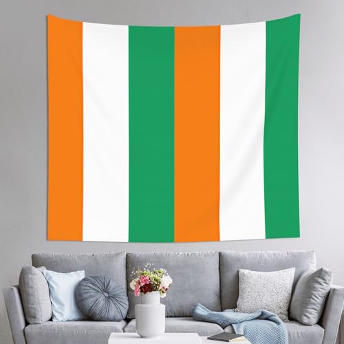 Tapisserie Côte d'Ivoire JEJEA grand format 152x130cm pour cacher un mur blanc sans peindre