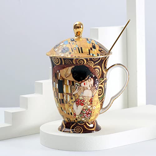 ECOLOGICO - Resistente al calore o al freddo, può adattarsi alla temperatura da freddo (-20 ) a caldo (140 ℃). Tazze di forma creativa tazza da tè coppia di latte Tazze da caffè.