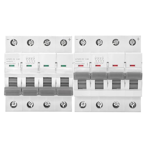 Disjoncteur solaire 4 pôles DC 1000V protège votre circuit 25A - 4
