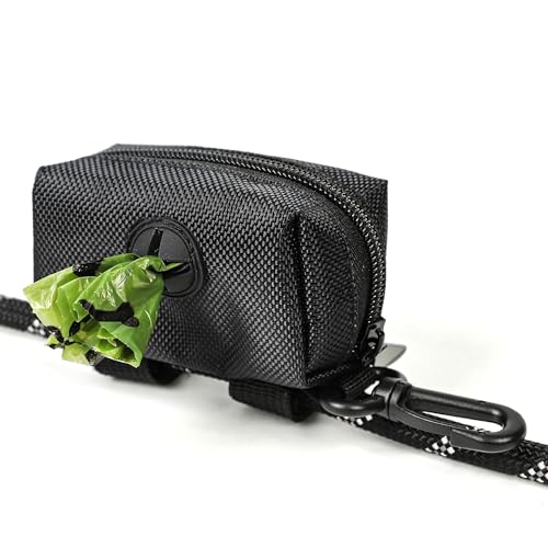 cambk Dog Treat Pouch Training Kit, Small Puppy Treat Bag with Clip, Dog Clicker and Whistle for Pet Training, 5ft Leash with Padded Handle, Dog Poop Bag Dispenser for Leash(Poop Bag Included). - Thumbnail 2