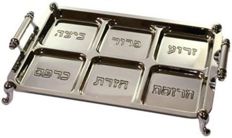 Nickel Plated Rectangular Seder Plate