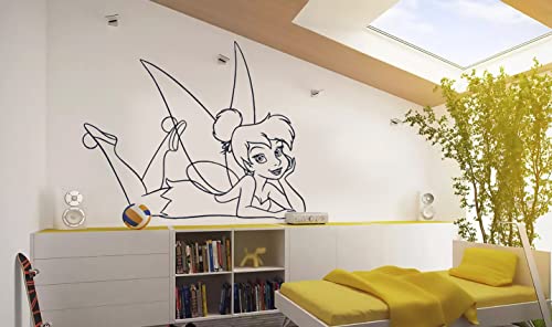 Tinker Bell Wall Decals Magic Fairy Stickers Decorative Design Ideas For Your Home Or Office Walls Removable Vinyl Murals Ec-0509 #TOP17