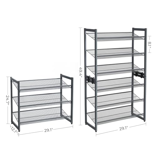 Sturdy Shoe Rack -Grey