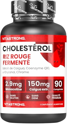 Vitastrong Levure de Riz Rouge, 90 Comprimés