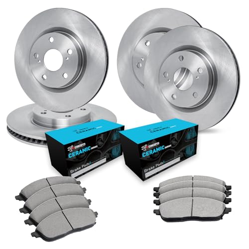 Image of R1 Concepts Front and Rear Brake Kit Fits 2016-2017 Lexus GS200t, RC200t
