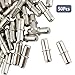 Pocoxll 50pcs 5x17mm Shelf Supports Pegs Studs Made from Nickel-Plated Metal Material - Suitable for Wooden Shelves, Cabinets, Bookshelves, and More