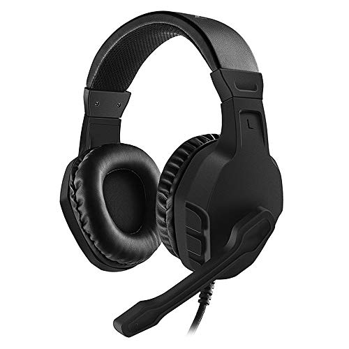 QYWSJ Casque d'Écoute Xbox One, Casque Ps4, avec Casque Jeu Stéréo Filaire avec Microphone Antibruit, avec Contrôle du Volume Et Mise en Sourdine, pour Pc, Ordinateur Portable, Jeu Vidéo Cover
