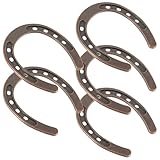 YARNOW Herraduras Suerte para Colgar en Pared, 5 Piezas de Decoración de Boda Dorada, Accesorios para Manualidades y Regalos para Invitados