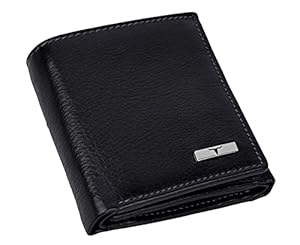 Urban Forest Travis RFID Blocking Black Leather Wallet for Men
