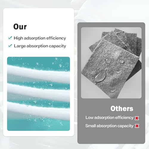 Image of 120Pcs 9.8 x 13 Inch Oil Absorbent Pads Oil Mat Water Absorbent Mat Oil Spill Mat for Absorbing Protecting Home Garage Basement Weight Dimpled Pad Replacement Automotive Accessories