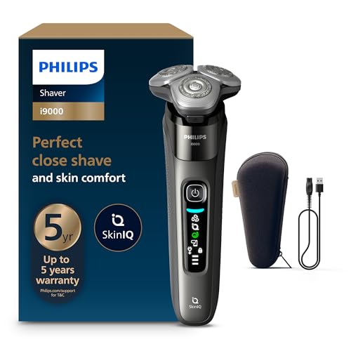 Philips i9000 Wet&Dry Electric Shaver with SkinIQ X9002/05