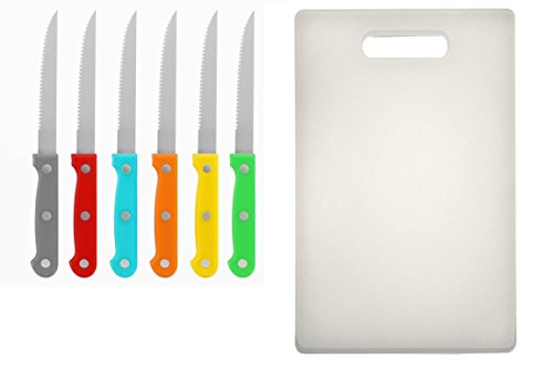 Juego de Cuchillos con Tabla Colors (7 piezas) Cover