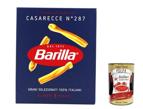 5x Pasta Casarecce Nr. 287 italienisch Nudeln 500 g pack + Italian Gourmet polpa 400g