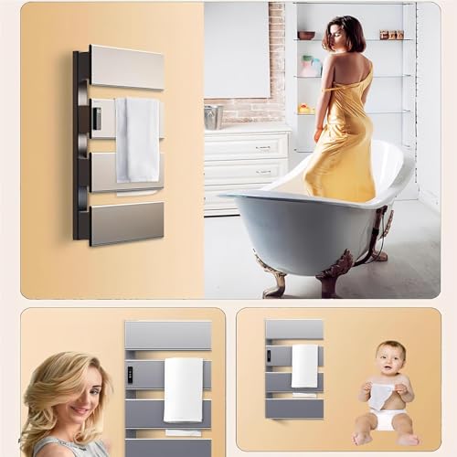 Toallero eléctrico de pared para un baño lleno de comodidad y lujo diario en invierno 8
