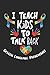 Produktbild I Teach Kids To Talk Back Speech Language Pathologist: Sprachpathologe Notizbuch / Tagebuch / Heft mit Karierten Seiten. Notizheft mit Weißen Karo ... Planer für Termine oder To-Do-Liste.