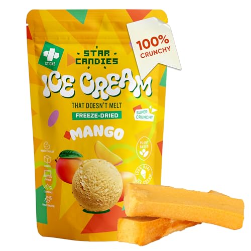 Star Candies Freeze Dried Mango Ice Cream, 50g