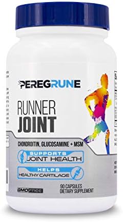 Runner Joint Support Supplement – Healthy Knees, Back, Cartilage, & Joints – Glucosamine Chondroitin MSM- GMP Certified Running Supplements and Joint Support for Athletes – 90 Capsules